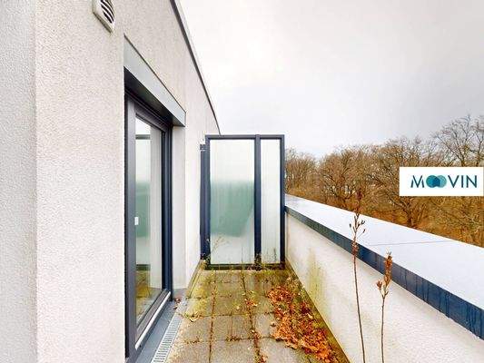 Ansicht II: Dachterrasse