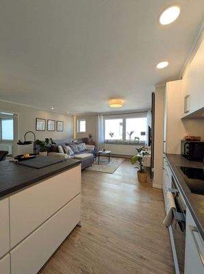 offene Küche, Wohnzimmer