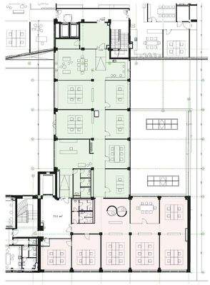 Grundriss 1 OG Werkstatt
