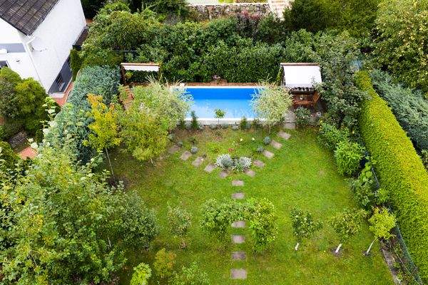 Vogelperspektive Pool