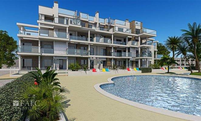 Apartment mit Poolbereich