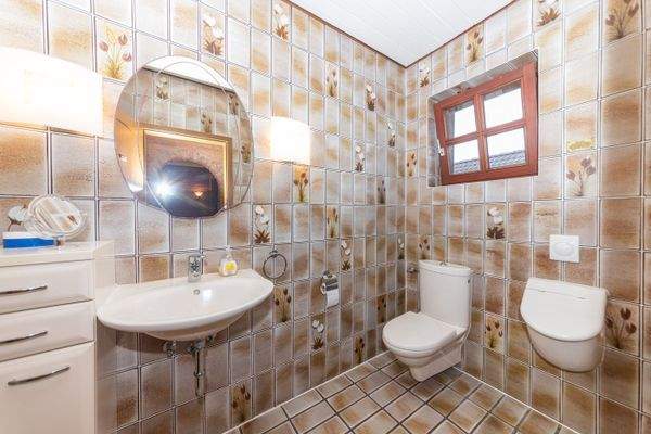 Gäste WC in Eingangsnähe