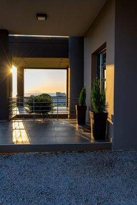 Kreta, Agios Onoufrios: Neu erbaute Villa mit perfektem Meerblick zu verkaufen