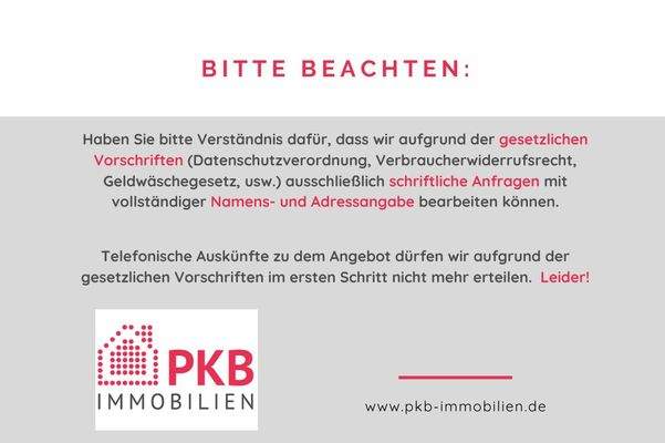 Bitte beachten Verkauf