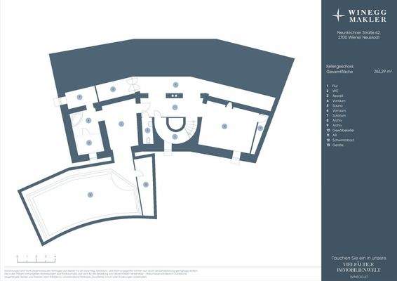 Grundriss Kellergeschoß