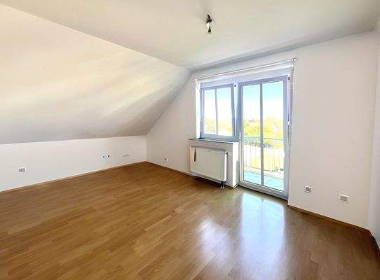 Schlafzimmer mit herrlichem Fensterblick