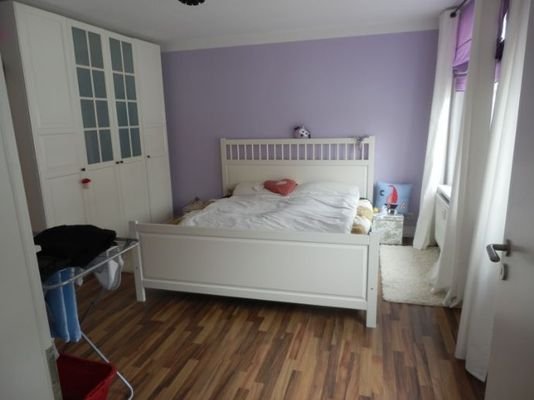 Schlafzimmer - bewohnter Zustand