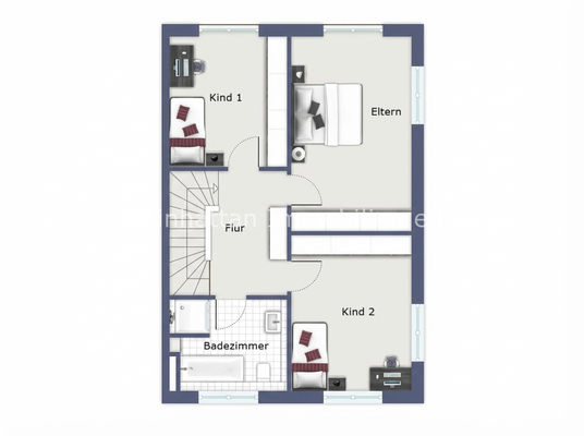 Grundriss Obergeschoss