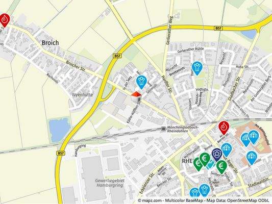 Geolyzer Kartenausschnitt