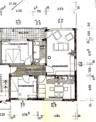 Grundriss Wohnung