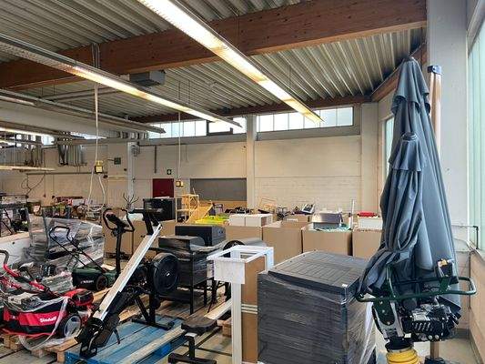 Hallenflächen Erdgeschoss