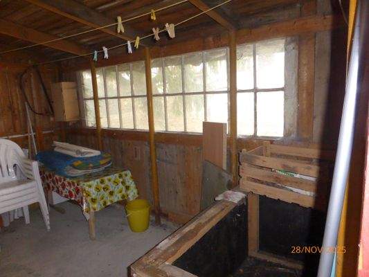 Innenansicht Schuppen