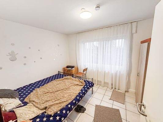 Schlafzimmer exemplarische Wohneinheit