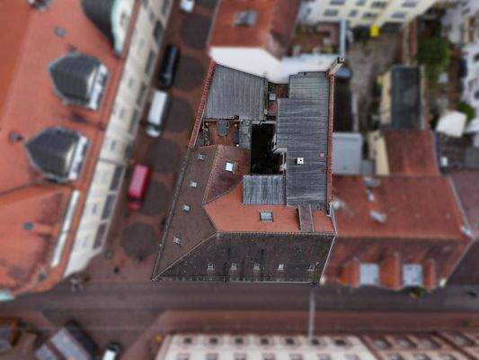 Draufsicht-Luftaufnahme