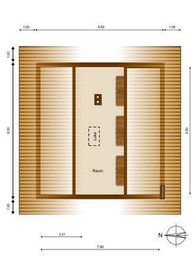Dachgeschoss Grundriss