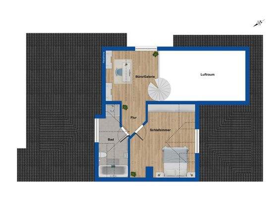 Grundriss 2. Dachgeschoss 