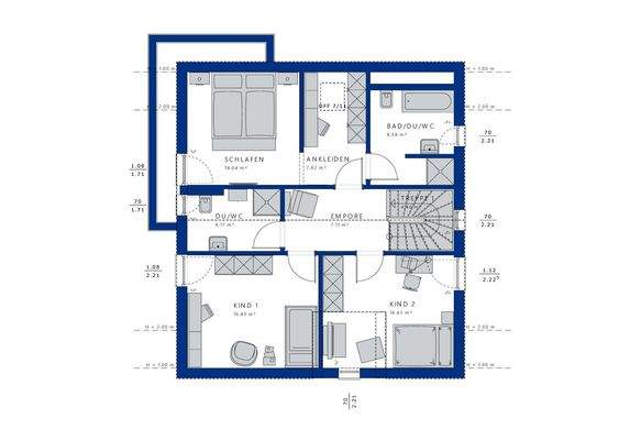 Obergeschoss veränderbar