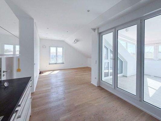 Küche, Essen, Wohnen, Loggia