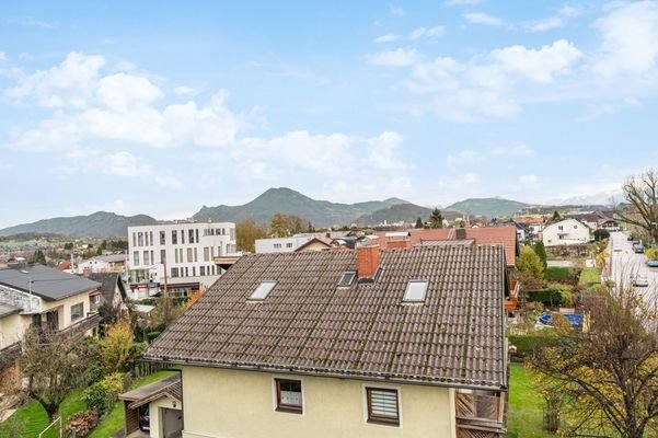 Genießen Sie den Panoramablick auf den Gaisberg und die Festung Hohensalzburg