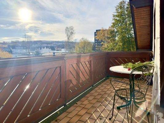 Balkon zum Wohnzimmer