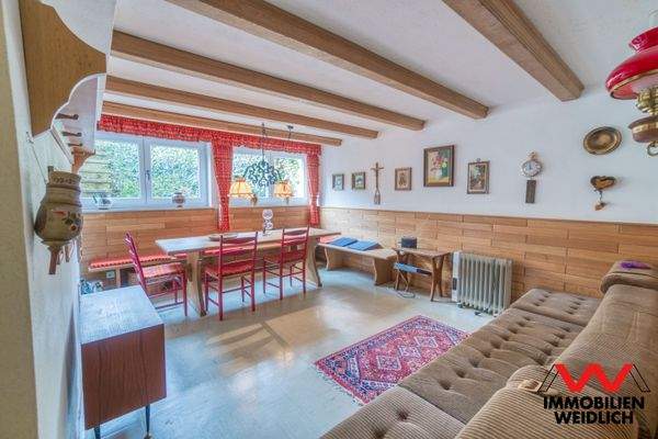 Hobbyraum mit Anböschung