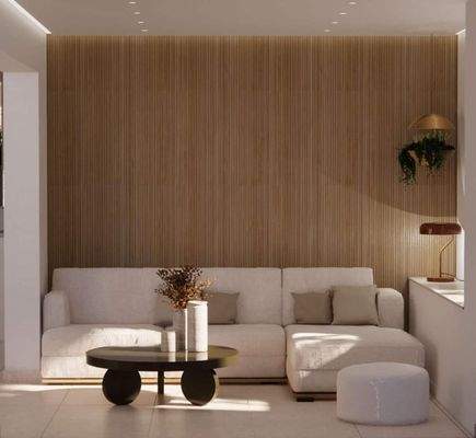 Kreta, Kalyves: 150 Meter zum Meer - Luxusvilla mit Meerblick und privatem Pool in kleinem Komplex zu verkaufen