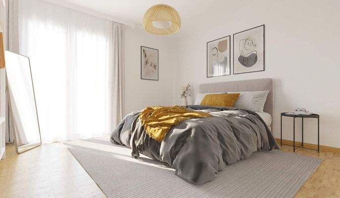 Ein komfortables Schlafzimmer für maximale Erholung