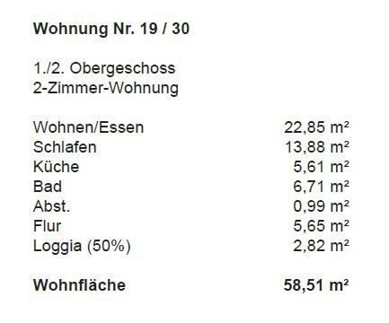 Wohnfläche 