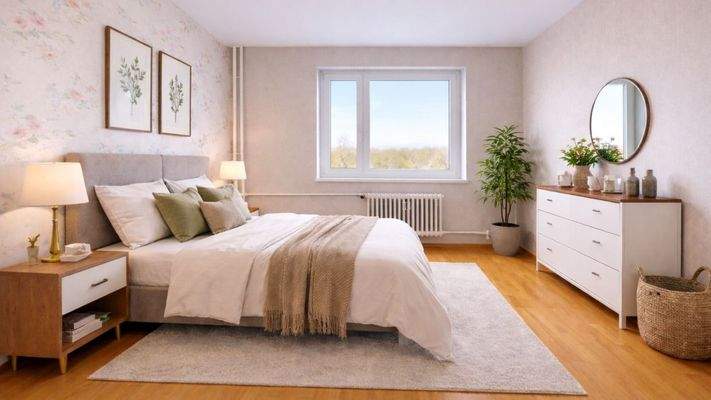 Möblierungsidee Schlafzimmer