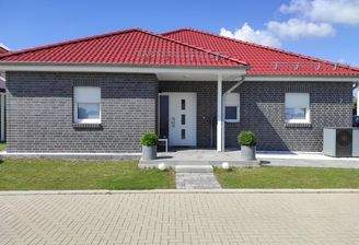 Überdachte Eingangsbereich