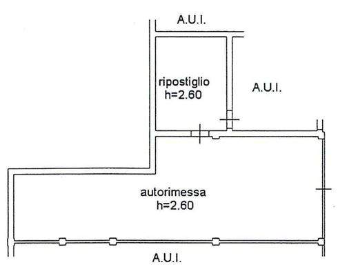 Planimetria box auto 