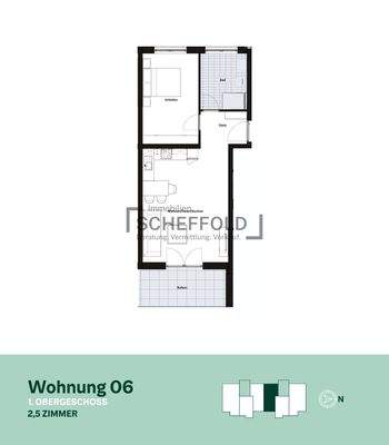 Grundriss Wohnung Nr. 6