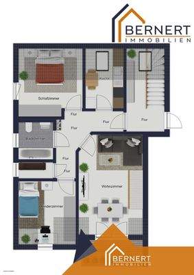 Grundriss visualisiert