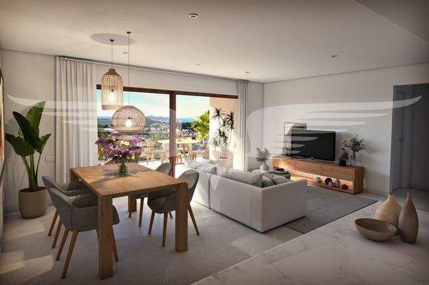 Visualisierter Wohnbereich