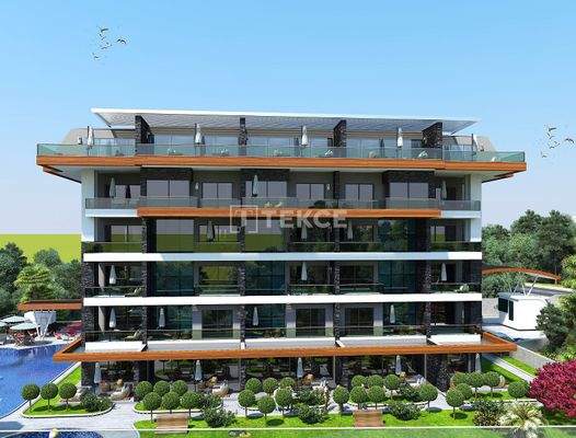 Chic Apartments 400 m from the Coast in Alanya Antalya