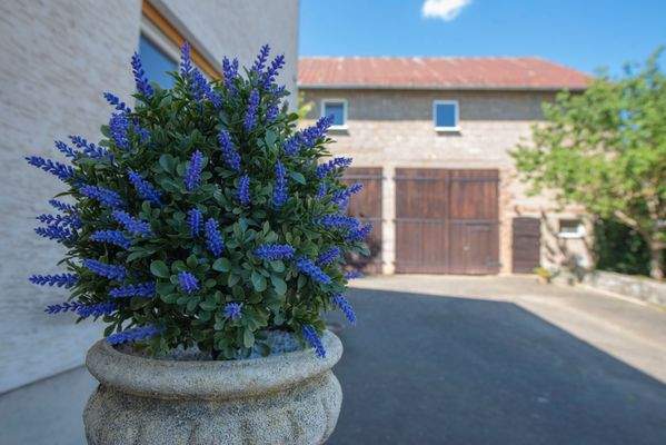 Blick auf die Scheune