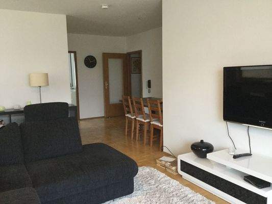 Essbereich im Wohnzimmer