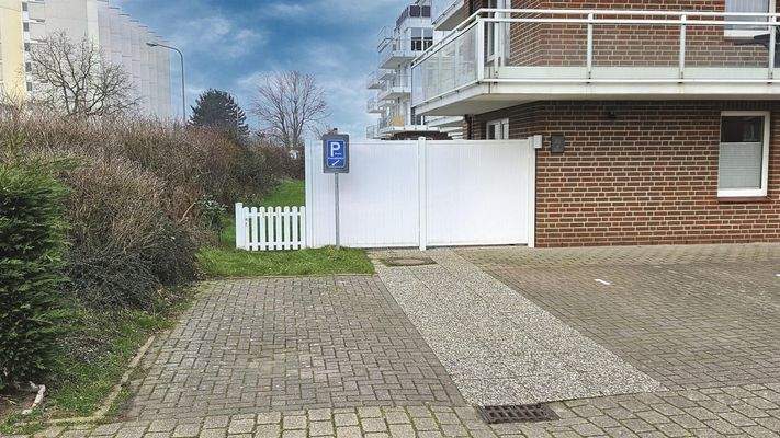 Kurzzeitparkplatz am Haus