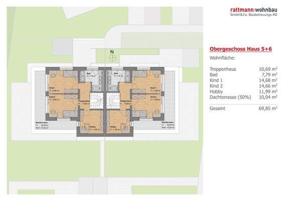 Grundriss Obergeschoss