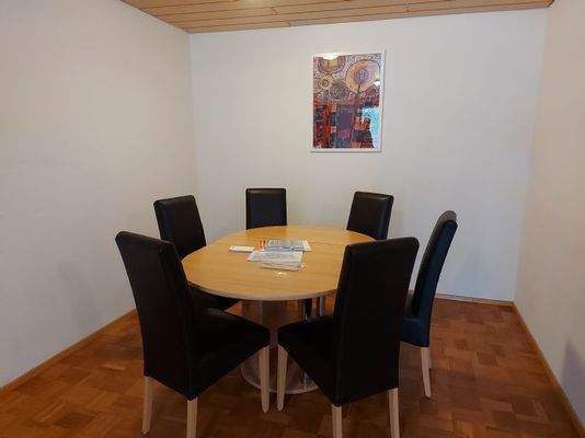 Die Essgruppe im Wohn-/Esszimmer