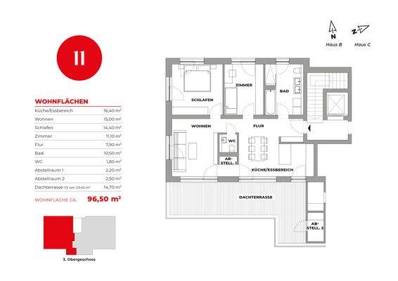 Grundriss Wohnung 11