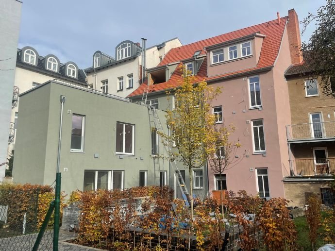 Dachterrasse - 3-Zimmer-Wohnung im Stadtzentrum von Erfurt