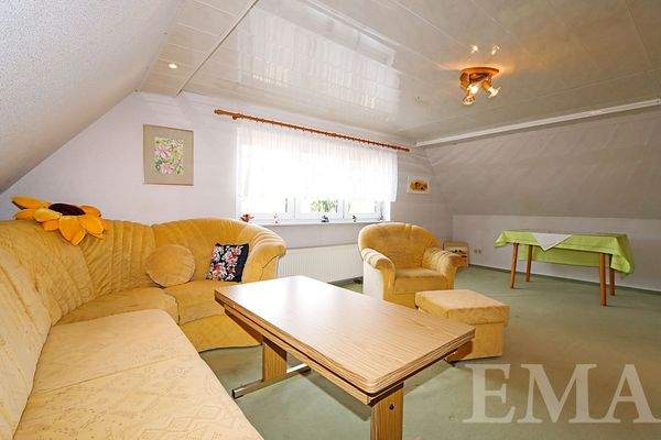 Blick vom Wohnbereich