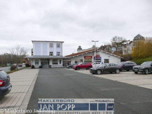 Ansicht Parkplatz Norma