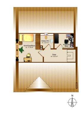 Grundriss Dachgeschoss