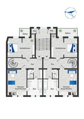 Grundriss 2. Obergeschoss