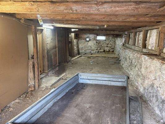 Zusätzliche Garage in der Scheune