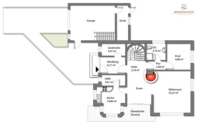 unverbindlicher Grundriss - Erdgeschoss
