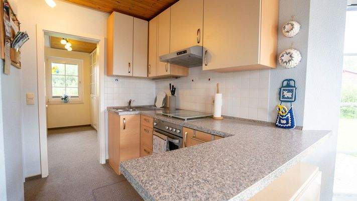 Die Küche der EG-Wohnung