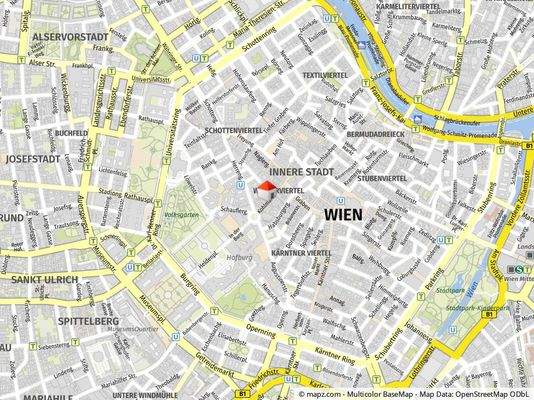 Geolyzer Kartenausschnitt